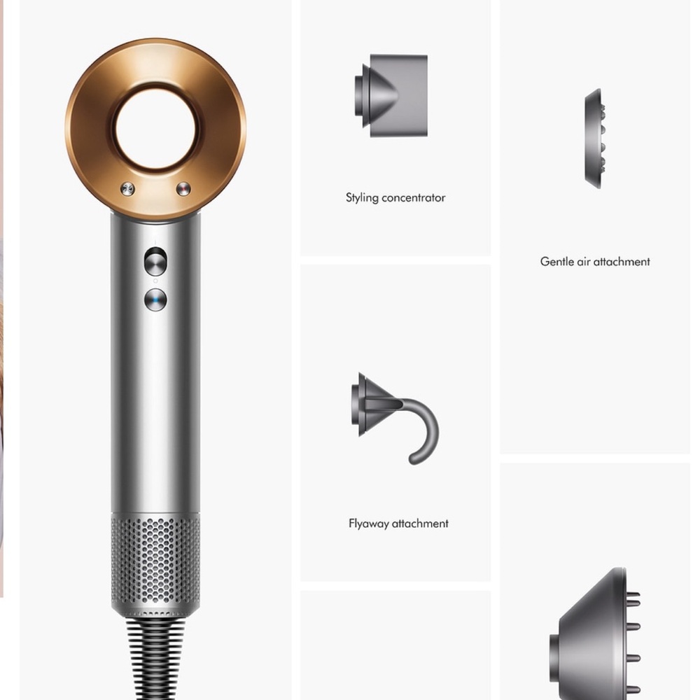 Dyson Supersonic Hair Dryer with Attachments